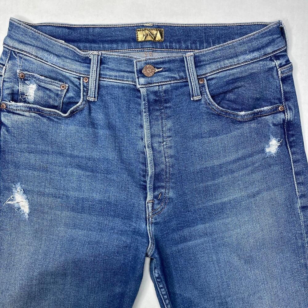 Mother Denim The Tomcat Straight Leg Jeans size 30 Play Like A Pirate wash - Picture 10 of 13